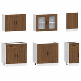 Ensemble d'armoires de cuisine 7 pcs Kalmar bois d'ingénierie