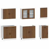 Ensemble d'armoires de cuisine 7 pcs Kalmar bois d'ingénierie