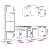 Ensemble d'armoires de cuisine 7 pcs Kalmar bois d'ingénierie