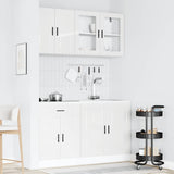 Kalmar 4 pcs kitchen cabinet set engineered wood