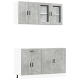 Ensemble d'armoires de cuisine 4 pcs Kalmar bois d'ingénierie