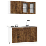 Kalmar 4 pcs kitchen cabinet set engineered wood