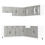 Kalmar 11 pcs engineered wood kitchen cabinet set