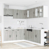 Kalmar 11 pcs engineered wood kitchen cabinet set