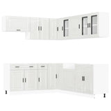 Porto 11 Piece Engineered Wood Kitchen Cabinet Set