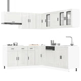 Porto 11 Piece Engineered Wood Kitchen Cabinet Set