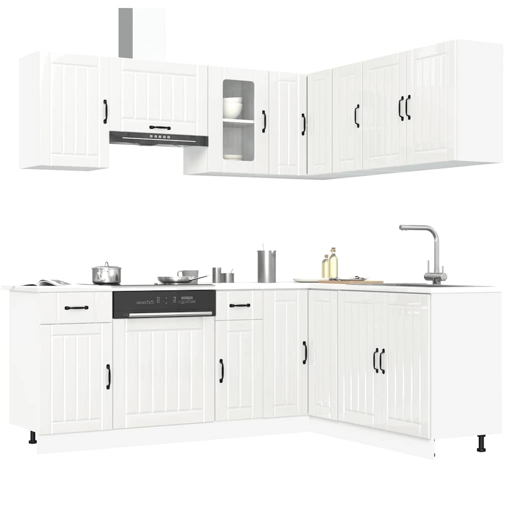 Ensemble d'armoires de cuisine 11 pcs Kalmar bois d'ingénierie