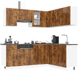 Porto 11 Piece Engineered Wood Kitchen Cabinet Set