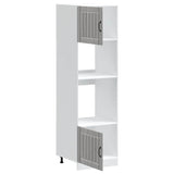 Armoires de four 2 pcs Kalmar sonoma gris bois d'ingénierie