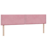 Slatted bed base with pink mattress 200x210 cm velvet