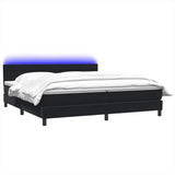 Slatted bed base with black mattress 200x220 cm velvet