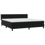 Sommier à lattes de lit avec matelas noir 200x210 cm Velours