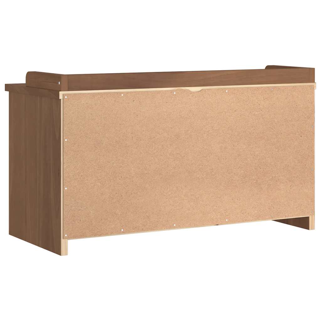 Banc de couloir SANDNES 87x40x50 cm bois de pin massif