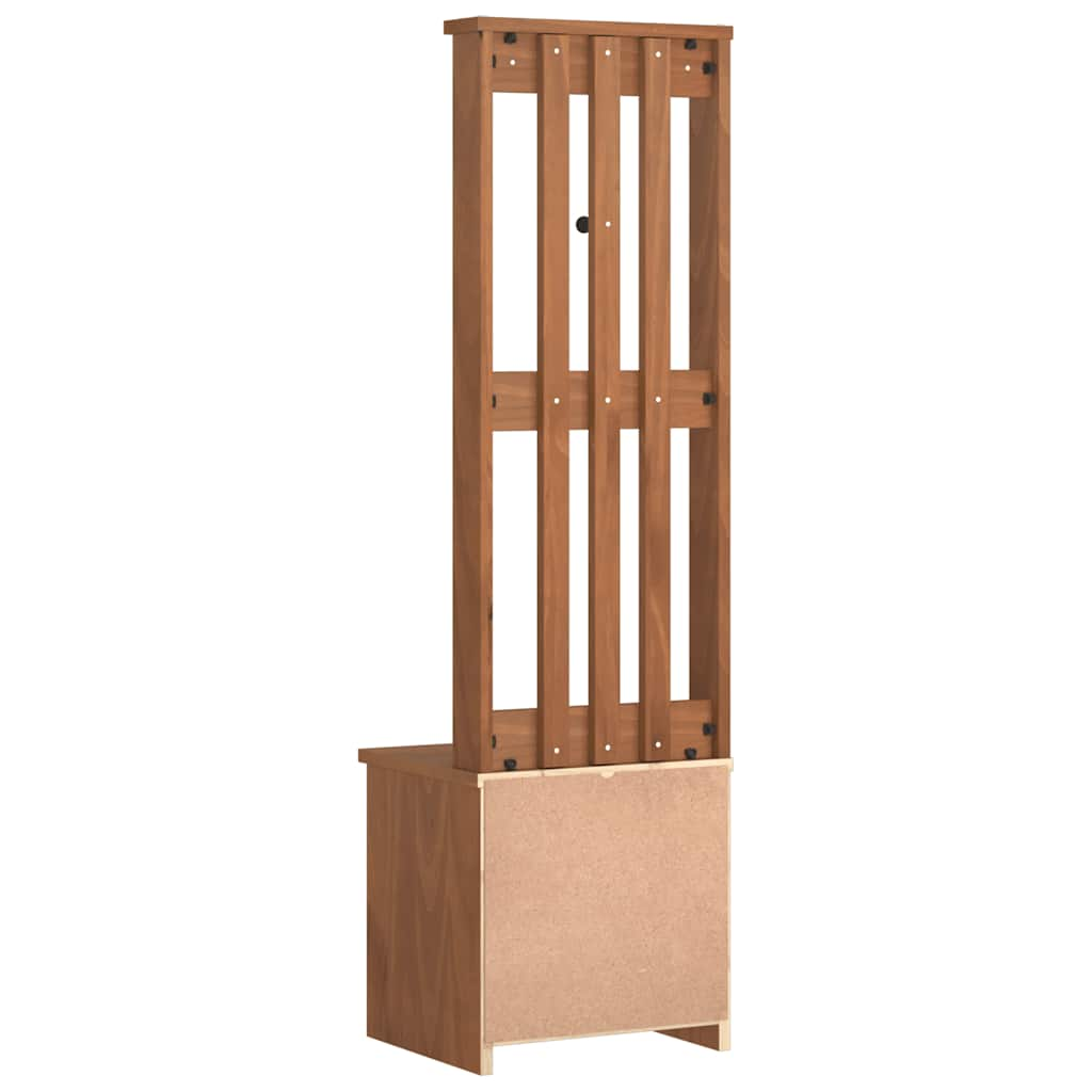 Portemanteau SANDENS 45x40x159,5 cm bois massif pin