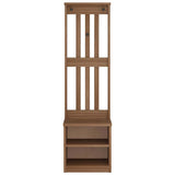 Portemanteau SANDENS 45x40x159,5 cm bois massif pin