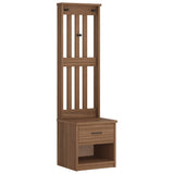 Portemanteau SANDENS 45x40x159,5 cm bois massif pin