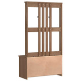 Portemanteau SANDENS 87x40x159,5 cm bois massif pin