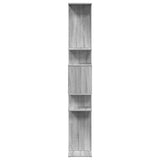 Bibliothèque sonoma gris 92x29x188 cm bois d'ingénierie