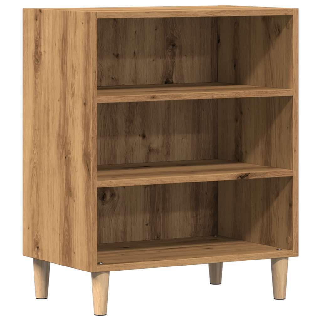 Handcrafted oak sideboard 57x35x75 cm engineered wood