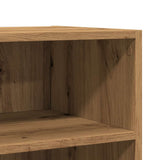 Handcrafted oak sideboard 57x35x75 cm engineered wood