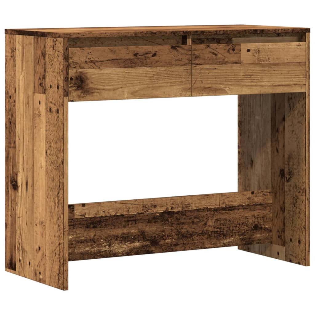 Table console vieux bois 89x41x76,5 cm bois d'ingénierie