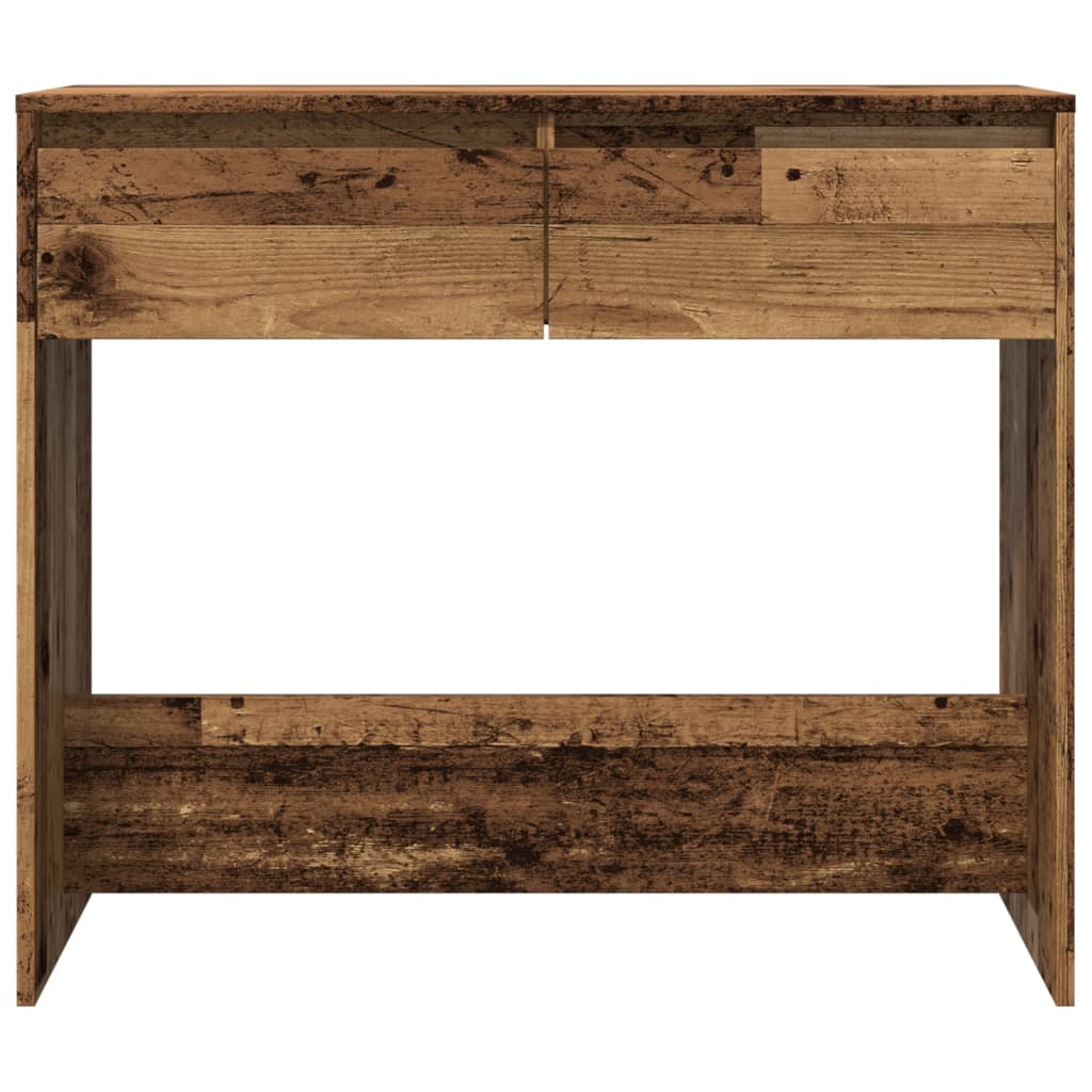 Table console vieux bois 89x41x76,5 cm bois d'ingénierie