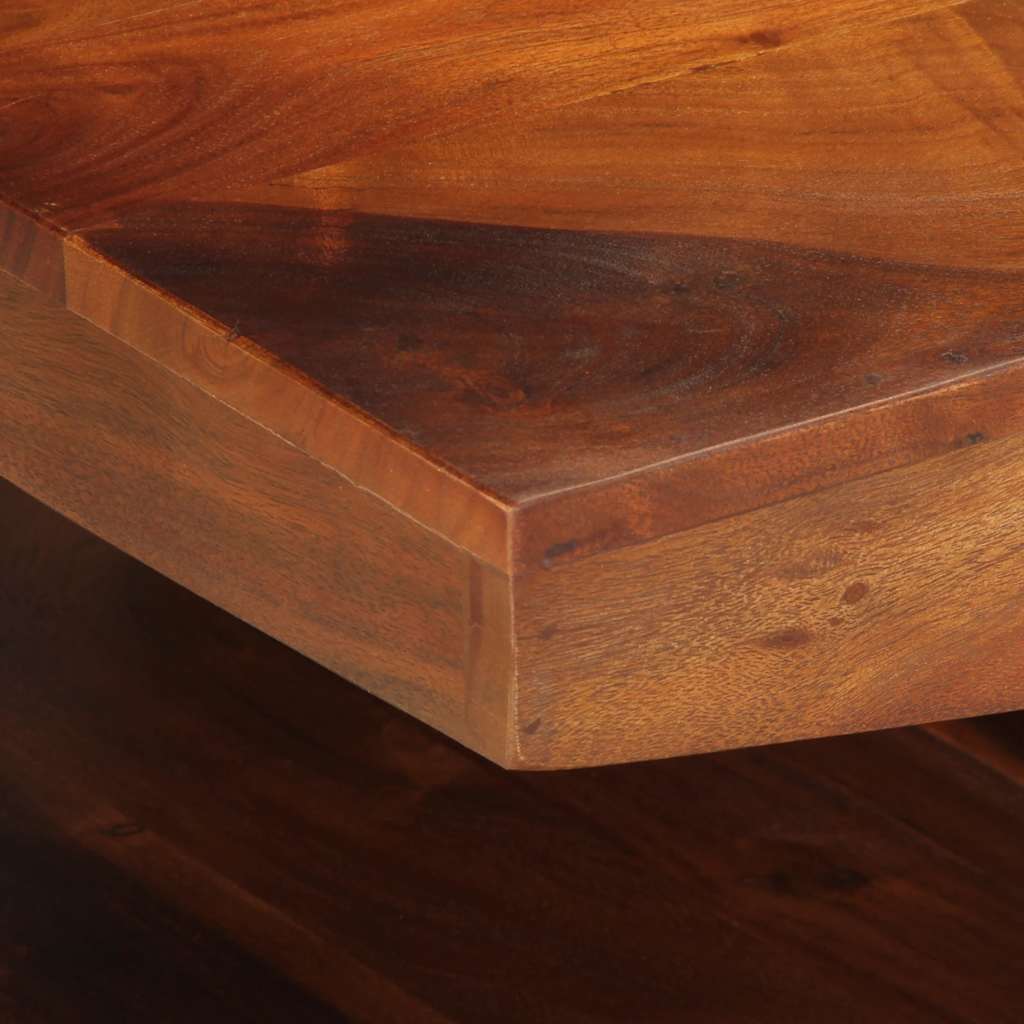 Table basse 90x60x30 cm bois massif d'acacia