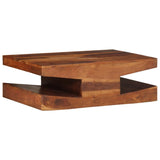 Table basse 90x60x30 cm bois massif d'acacia