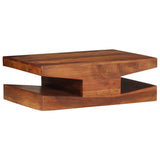 Table basse 90x60x30 cm bois massif d'acacia