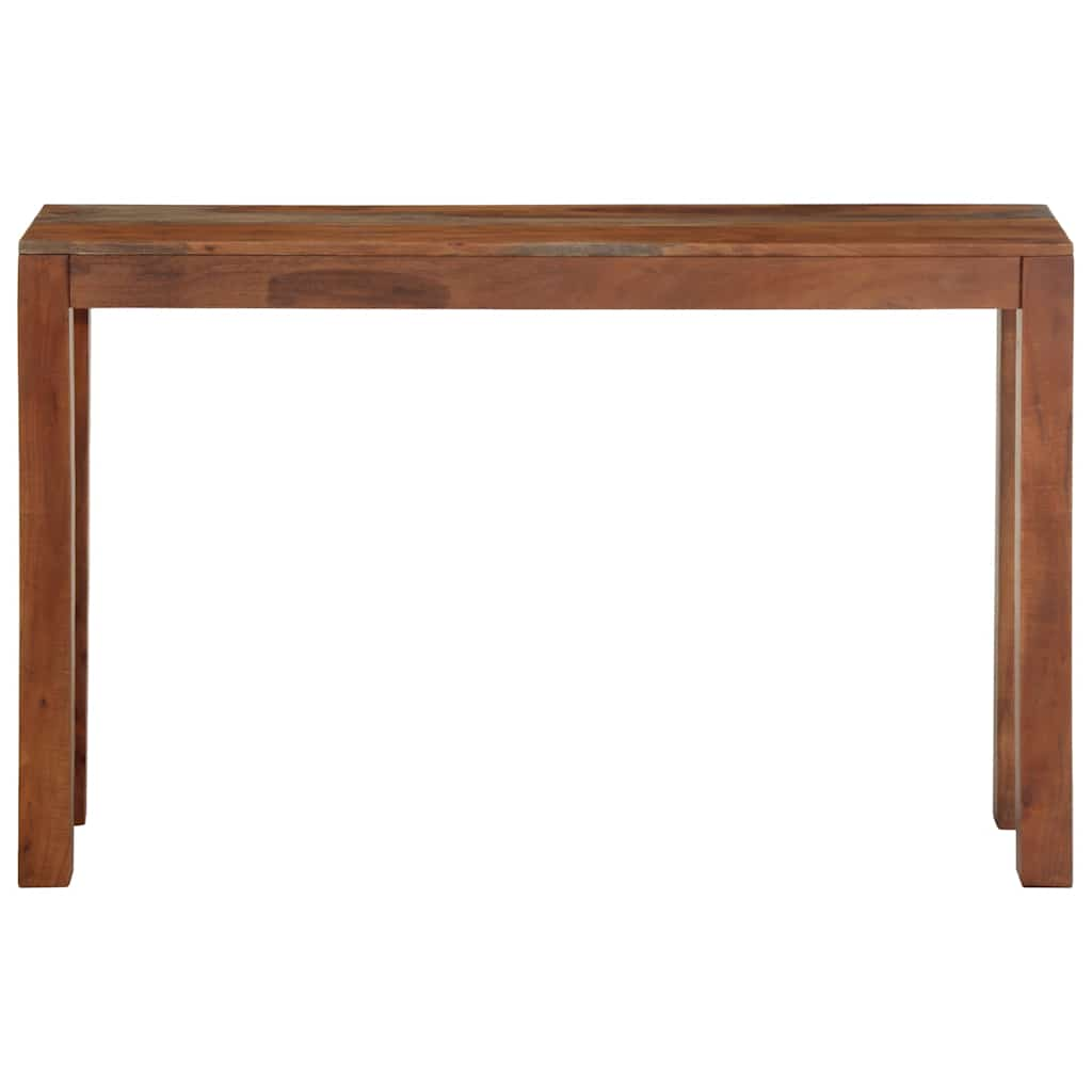 Table console 120x30x76 cm bois massif d'acacia