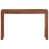 Table console 120x30x76 cm bois massif d'acacia