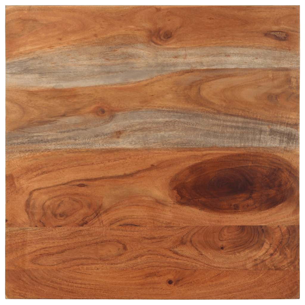 Table basse 60x60x35 cm bois massif d'acacia