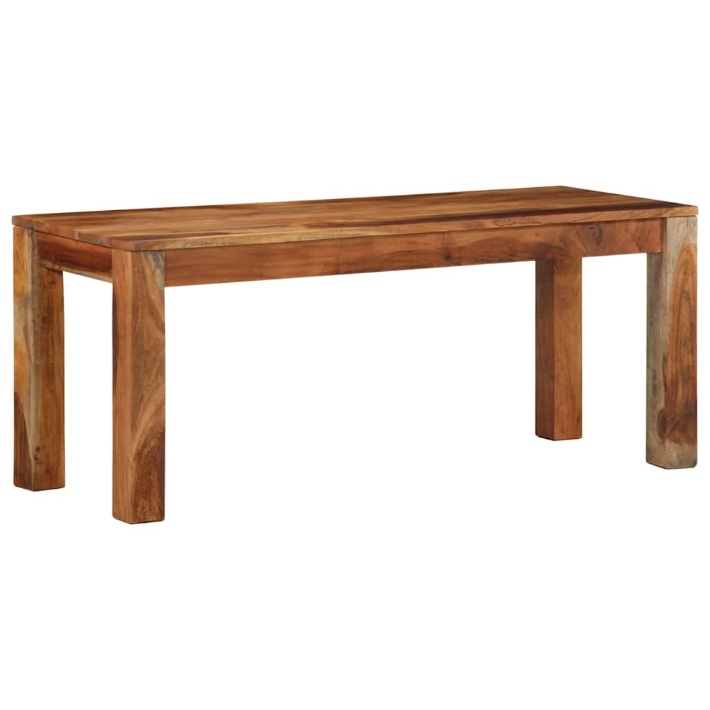 Banc 110 cm bois massif d'acacia