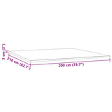 Sur-matelas 200x210x5 cm