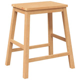 Bar chairs set of 2 solid rubberwood