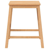 Bar chairs set of 2 solid rubberwood