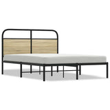 Cadre de lit sans matelas 140x200 cm chêne sonoma