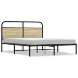 Cadre de lit sans matelas 150x200 cm chêne sonoma