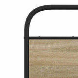 Bed frame without mattress 140x200 cm sonoma oak