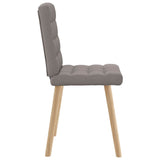 Chaises à manger lot de 4 taupe tissu