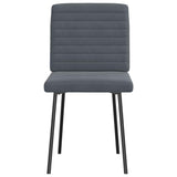 Dining Chairs Set of 4 Dark Grey Velvet