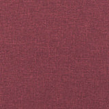 Dining chairs set of 4 burgundy red fabric