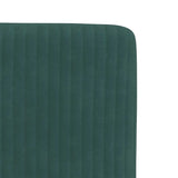 Dining Chairs Set of 4 Dark Green Velvet