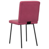 Dining chairs set of 4 Burgundy red Velvet