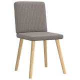 Dining chairs set of 4 taupe fabric