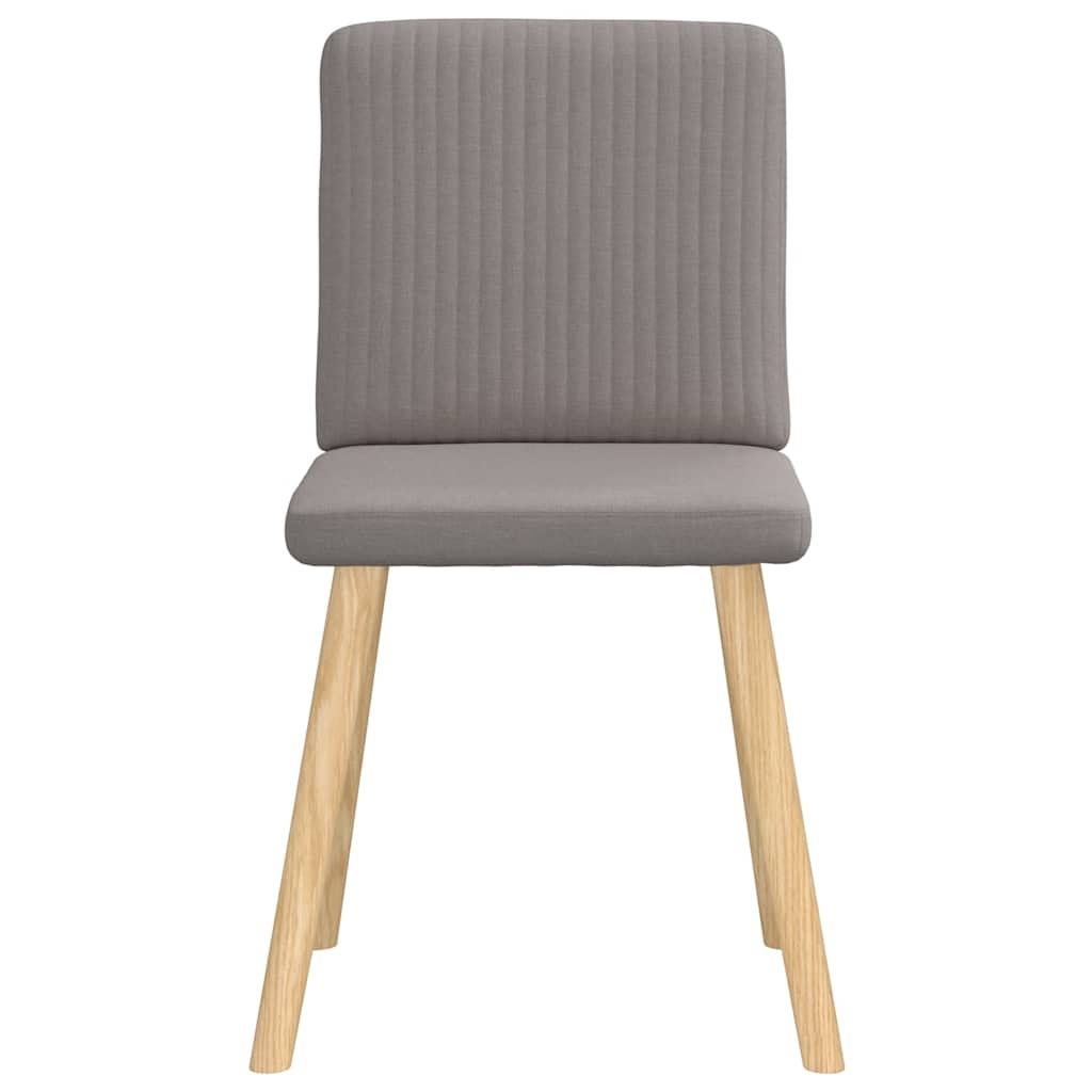 Dining chairs set of 4 taupe fabric