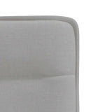 Dining chairs set of 4 cloud gray fabric