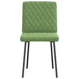 Chaises à manger lot de 6 vert clair velours