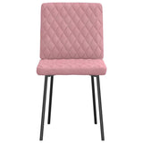 Dining chairs set of 6 pink velvet