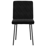 Dining chairs set of 6 black velvet